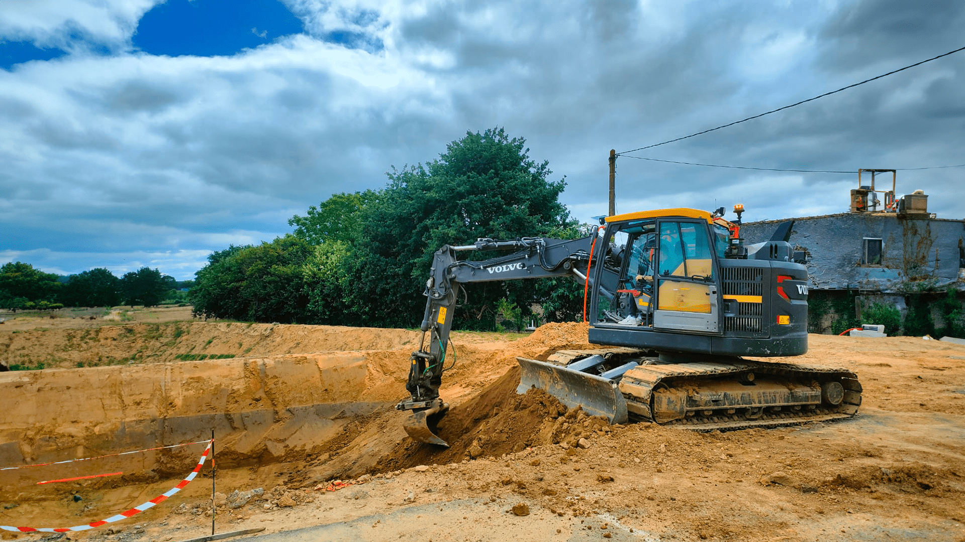 chantier de terrassement