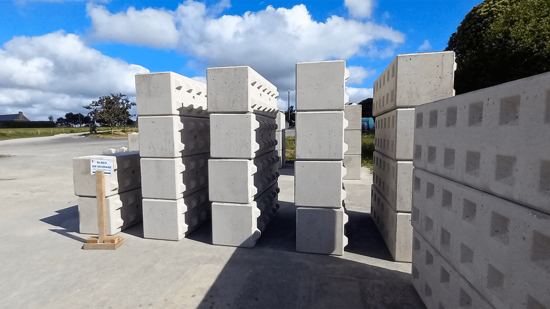 image blocs béton
